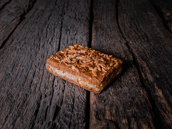 Gevulde speculaas stukje