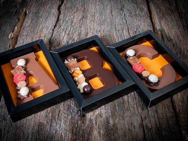 Chocolade letter alfabet